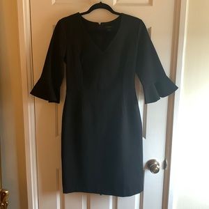 Halogen zipper back dress